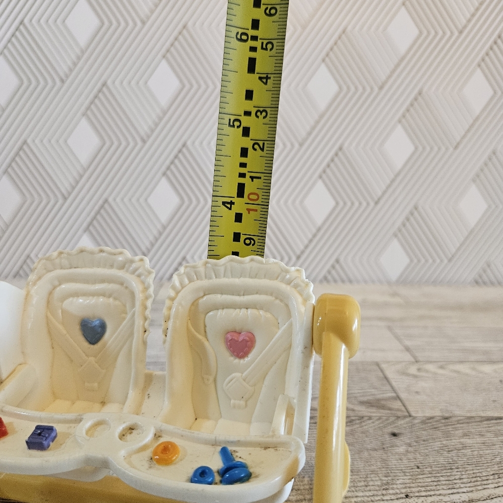 Fisher Price Loving Family Dollhouse TWIN BABY DOUBLE SWING for 2" INFANT DOLLS - Picture 5 of 5